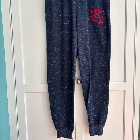 Navy Blue New England Patriots Joggers/Sweatpants - Picture 1 of 7